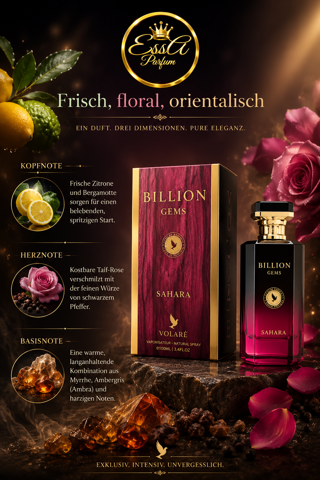 Volare, Billion Gems Sahara 100ml