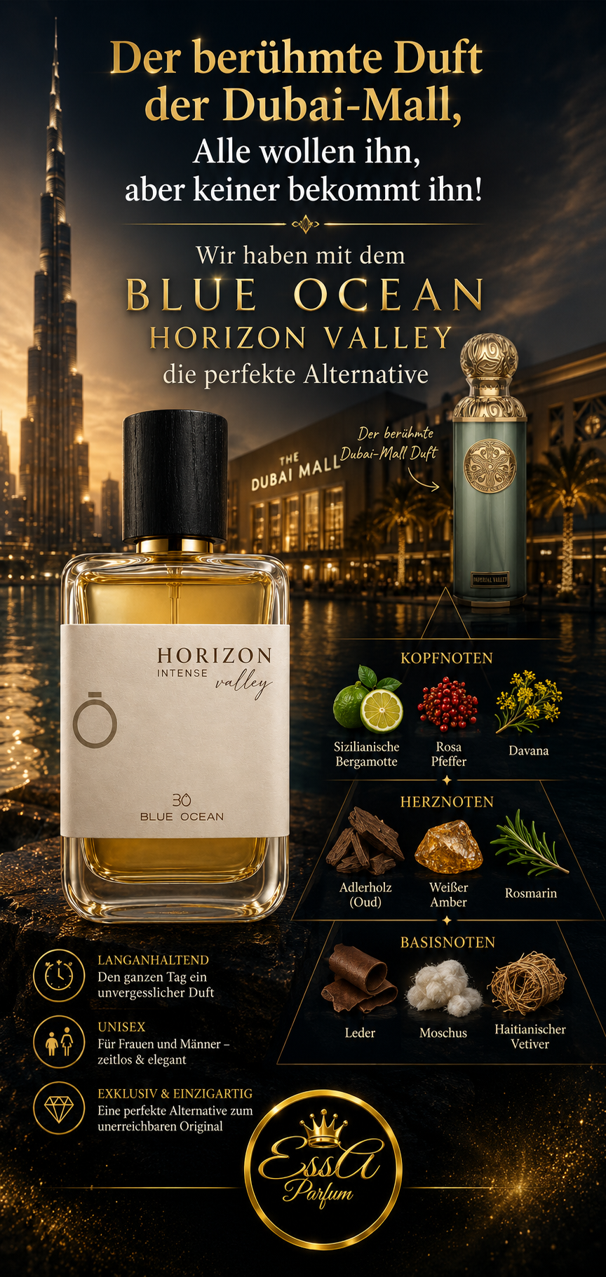 Blue Ocean, Horizon Intense Valley 100ml