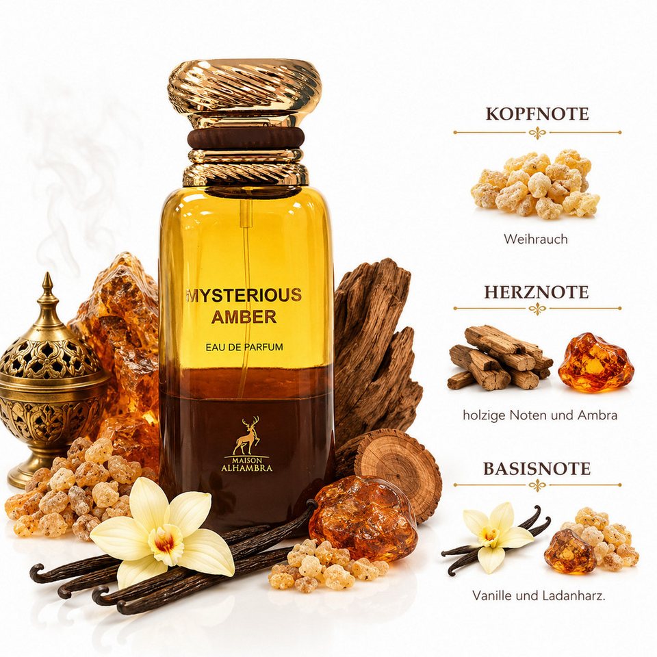 Maison Alhambra Mysteriös Amber 80ml