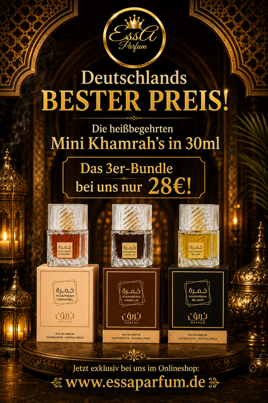Mini khamrah 3er-Set, je 30ml